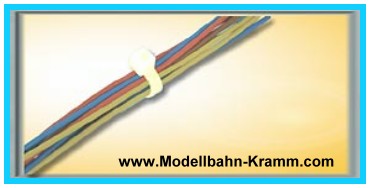 Viessmann 6845, EAN 4026602068459: Kabelbinder L 100 x B 2,5 mm, 100 Stück