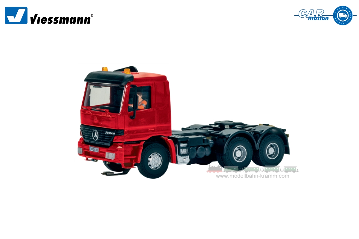 Viessmann 8011, EAN 4026602080116: H0 MB ACTROS 3-axle articulate truck withrotating flashing lights,