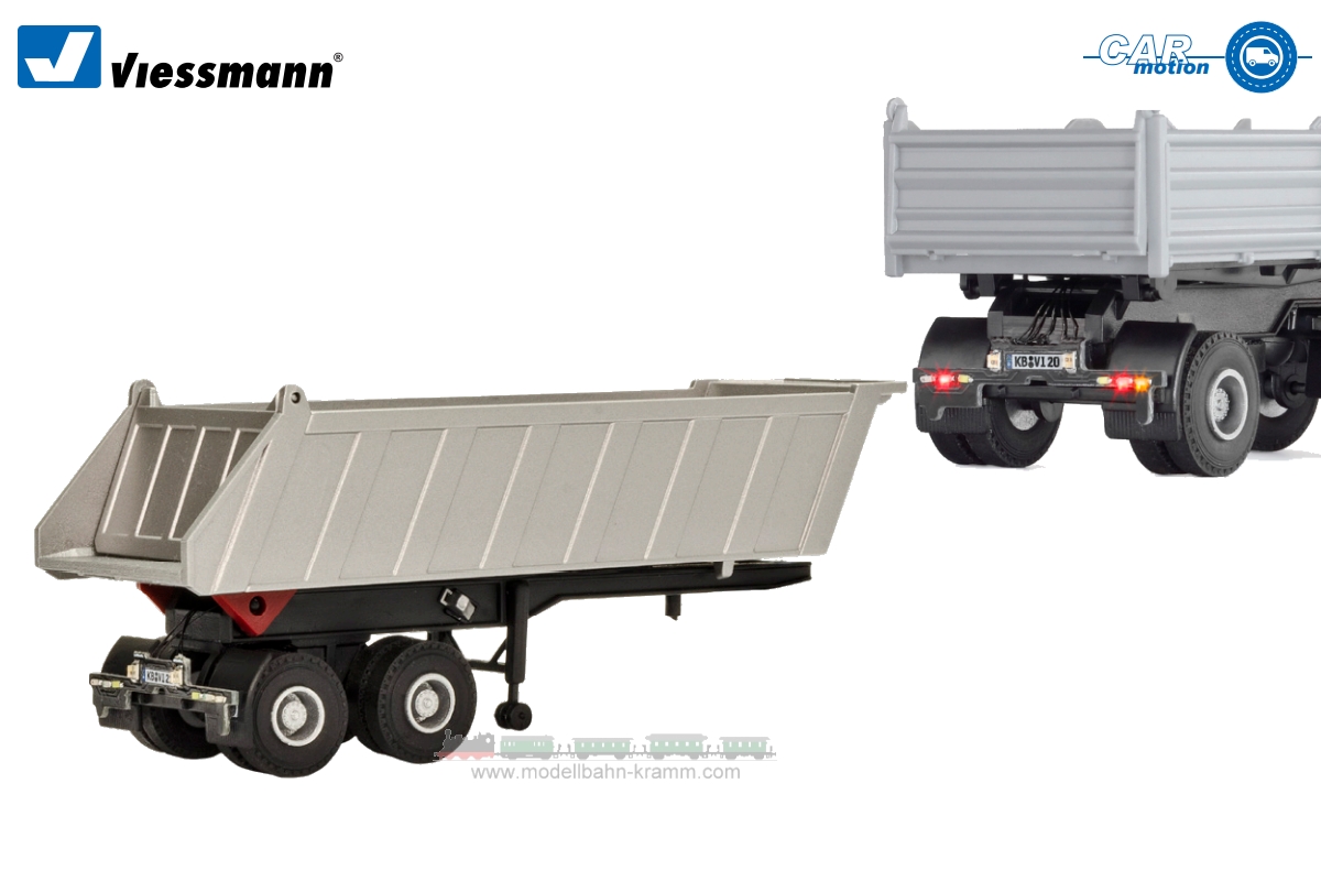 Viessmann 8211, EAN 4026602082110: H0 MEILLER tipper semitrailer MHKS 40/2,functional model