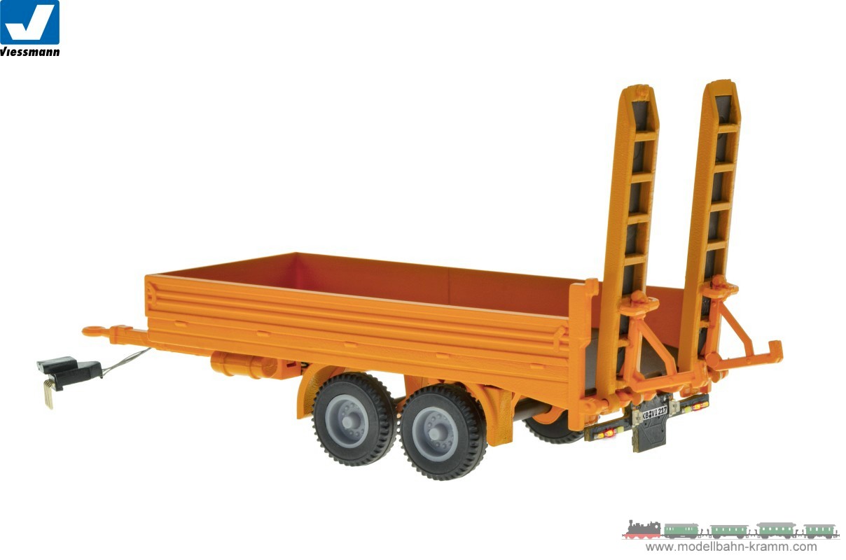 The trailer with rear lighting is equipped with a