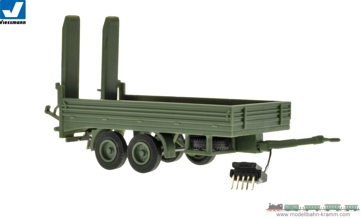 The trailer with rear lighting is equipped with a