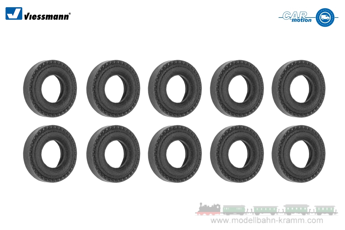 Viessmann 8425, EAN 4026602084251: H0 Set rubber tyres, 10 pieces