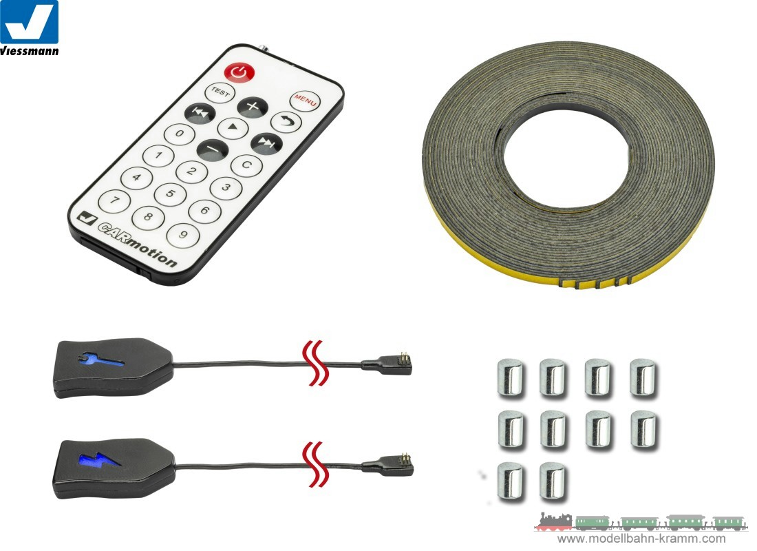This practical accessory set includes a remote con