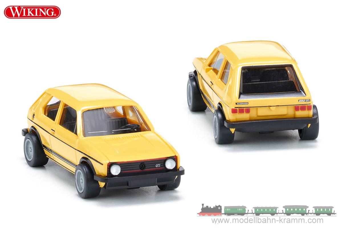 Wiking 004505, EAN 4006190045056: 1:87 VW Golf I GTI überbreit- lemongelb