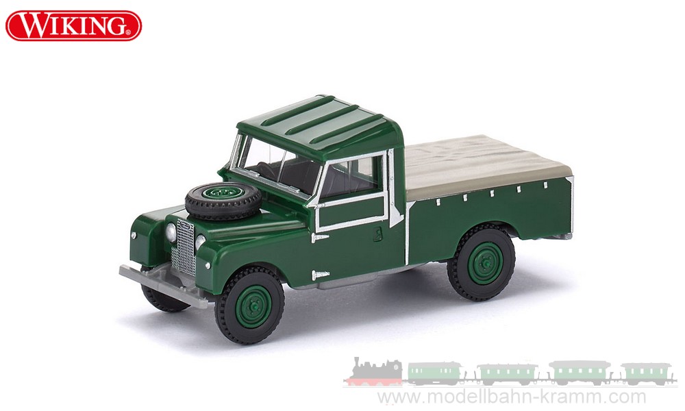 Wiking 010704, EAN 4006190107044: Land Rover Pickup laubgrün
