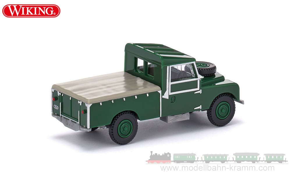 Wiking 010704, EAN 4006190107044: Land Rover Pickup laubgrün