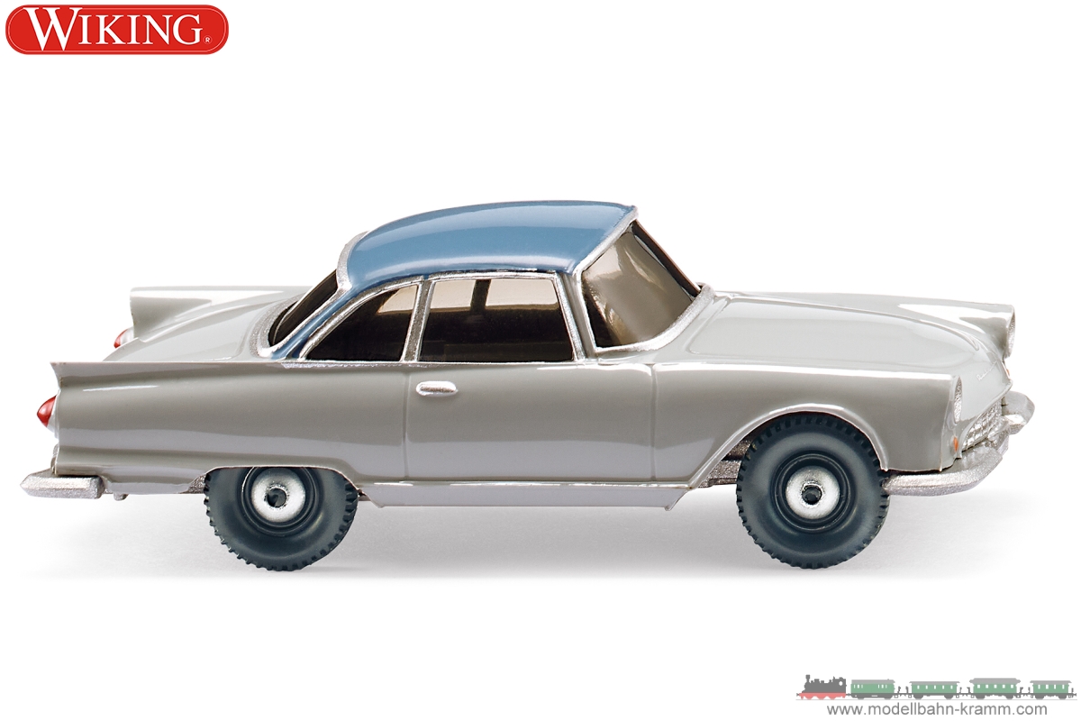 Wiking 012802, EAN 4006190128025: DKW 1000 Sportcoupe grau/blau