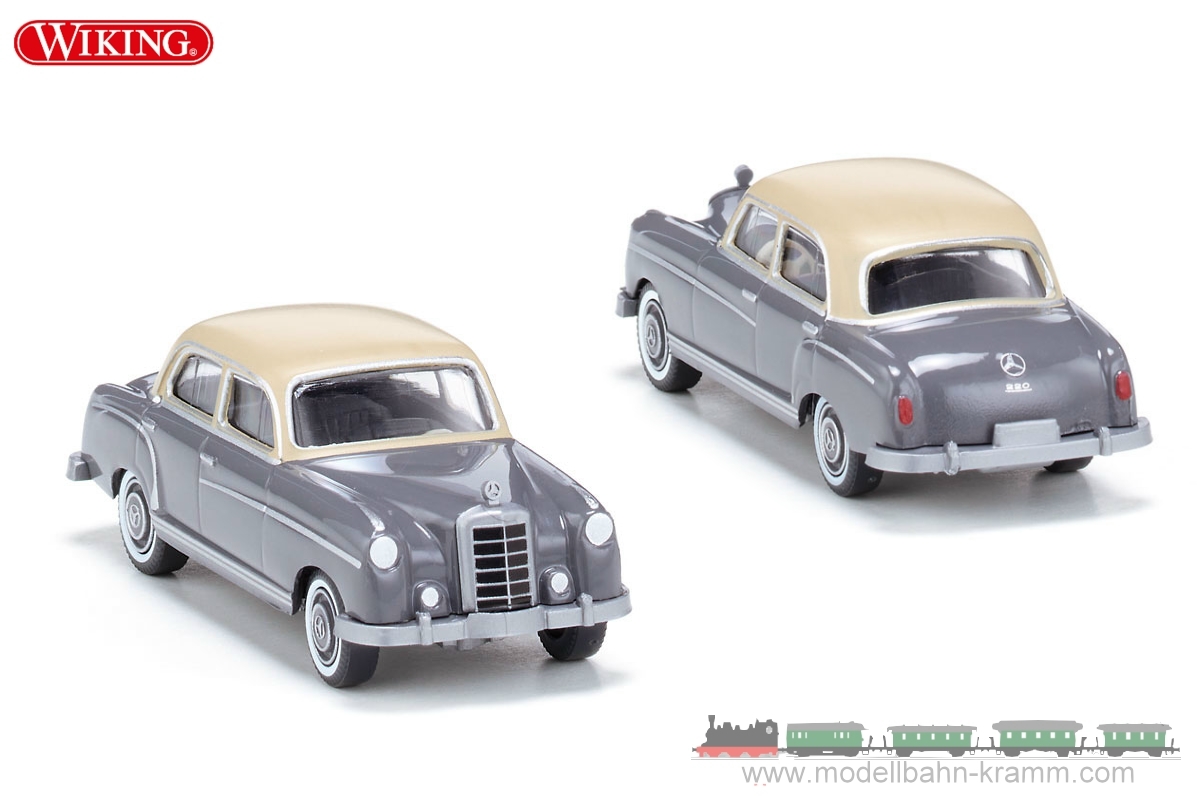 Wiking 014002, EAN 4006190140027: 1:87 MB 220 - basaltgrau/elfenbeinbeige