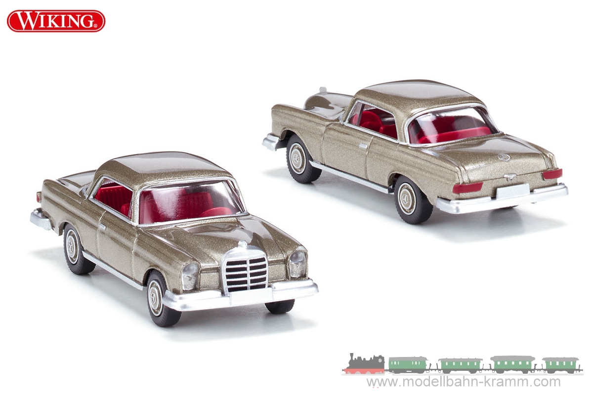Wiking 014604, EAN 4006190146043: 1:87 MB 250 SE Coupé - nerzgrau-metallic