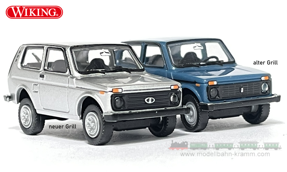 Wiking 020803, EAN 4006190208031: H0/1:87 Lada Niva - silber