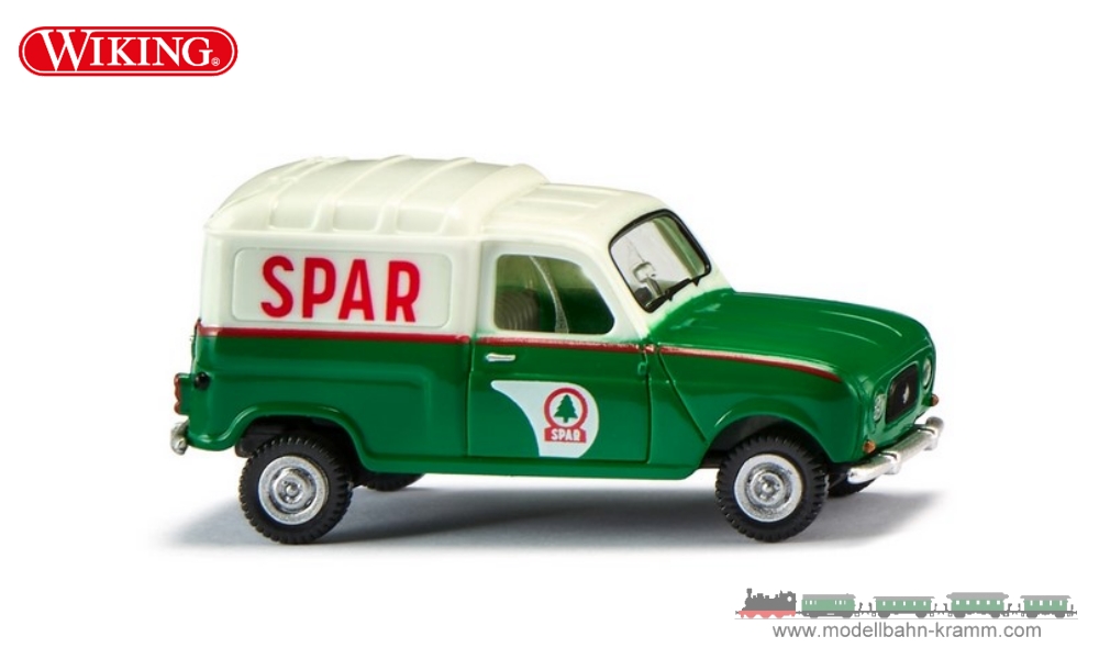 Wiking 022504, EAN 4006190225045: H0/1:87 Renault R4 Kastenwagen SPAR