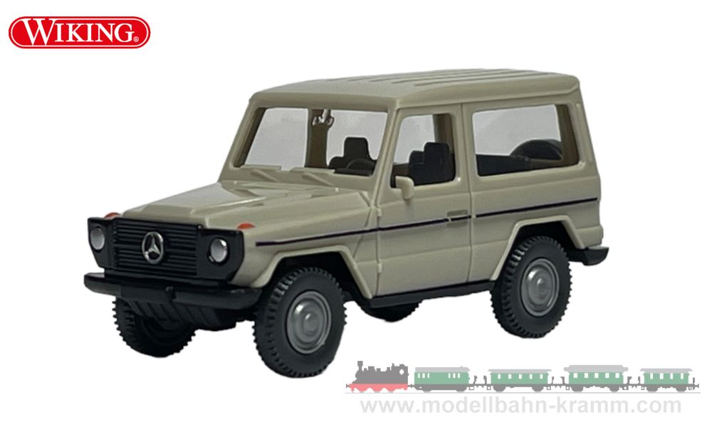 Wiking 027602, EAN 4006190276023: 1:87 Mercedes-Benz G-Klasse mit Reserverad, kieselgrau