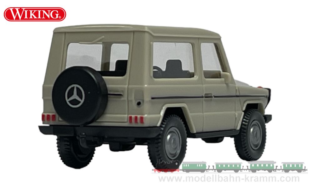 Wiking 027602, EAN 4006190276023: 1:87 Mercedes-Benz G-Klasse mit Reserverad, kieselgrau