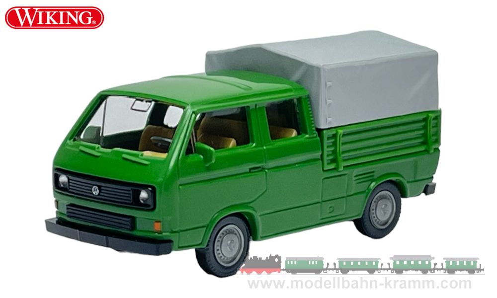 Wiking 029309, EAN 4006190293099: 1:87 VW T3 Doppelkabine, grasgrün