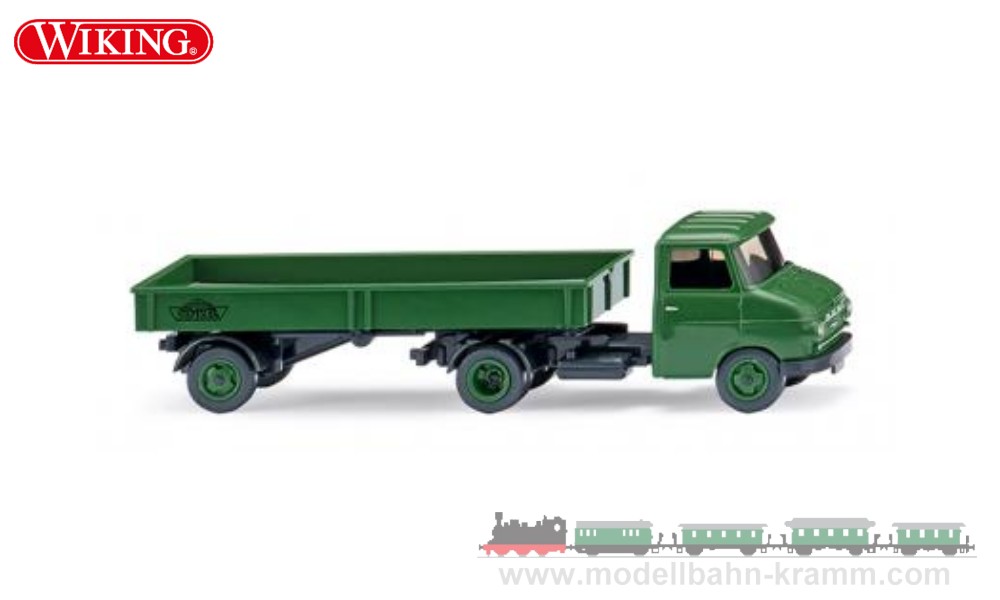 Wiking 035602, EAN 4006190356022: 1:87 Pritschensattelzug (Opel Blitz) Dinkel