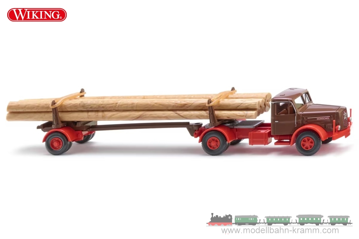 Wiking 039013, EAN 2000075804655: Henschel Langholztransporter