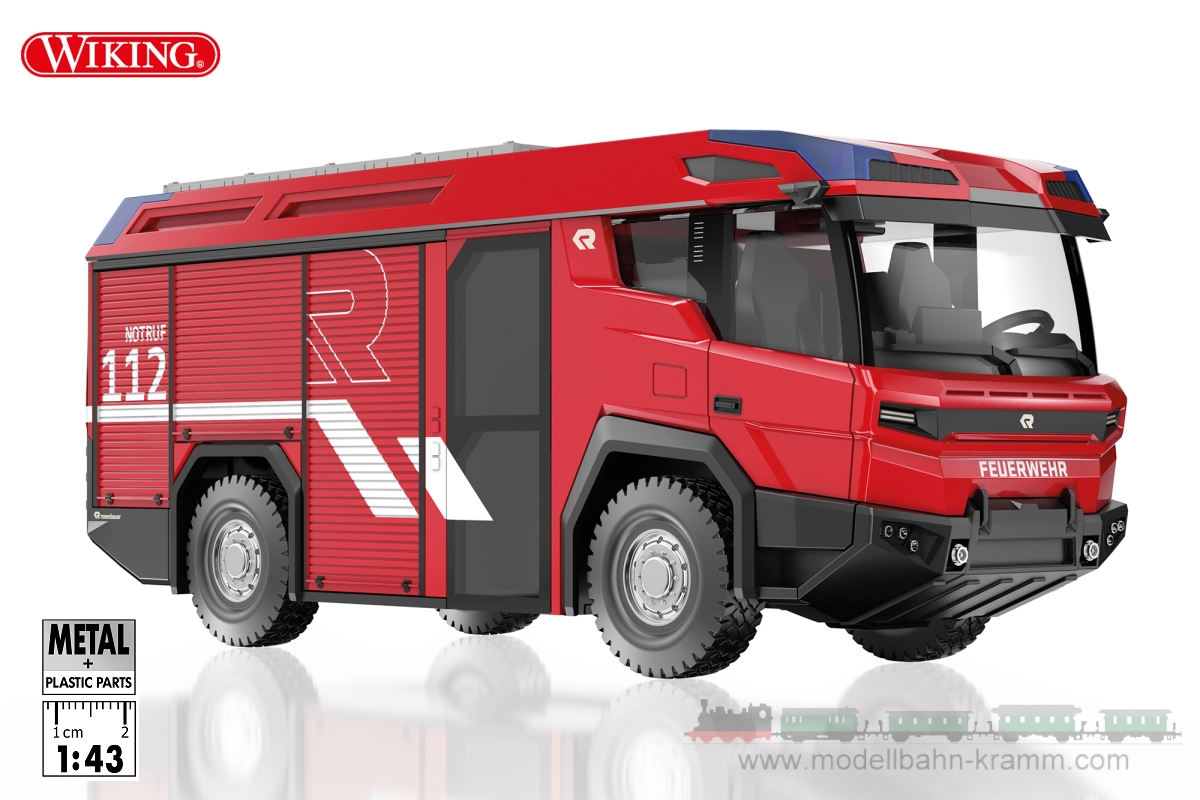 Wiking 043110, EAN 4006190431101: 1:43 Fire brigade - Rosenbauer RT R-Wing Design 2020
