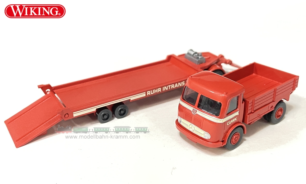 Wiking 049002, EAN 4006190490023: H0/1:87 MB Pullman Tiefladehängerzug Ruhr Intrans