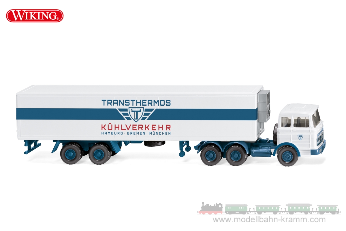 Wiking 054302, EAN 4006190543026: 1:87 Refrigerated semi-trailer (MB) Transthermos 1963-1967