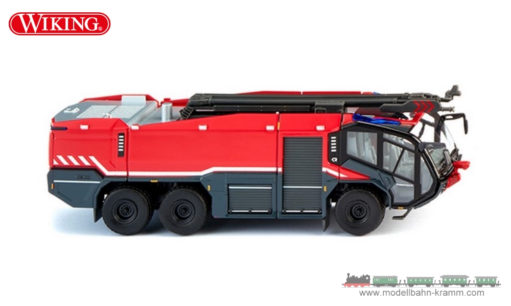 Wiking 062647, EAN 4006190626477: H0/1:87 Rosenbauer FLF Panther 6x6 mit Löscharm, Flughafen-Feuerwehr