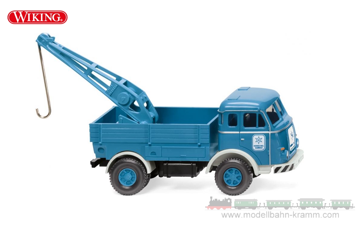 Wiking 063407, EAN 4006190634076: Henschel Abschlepper, blau