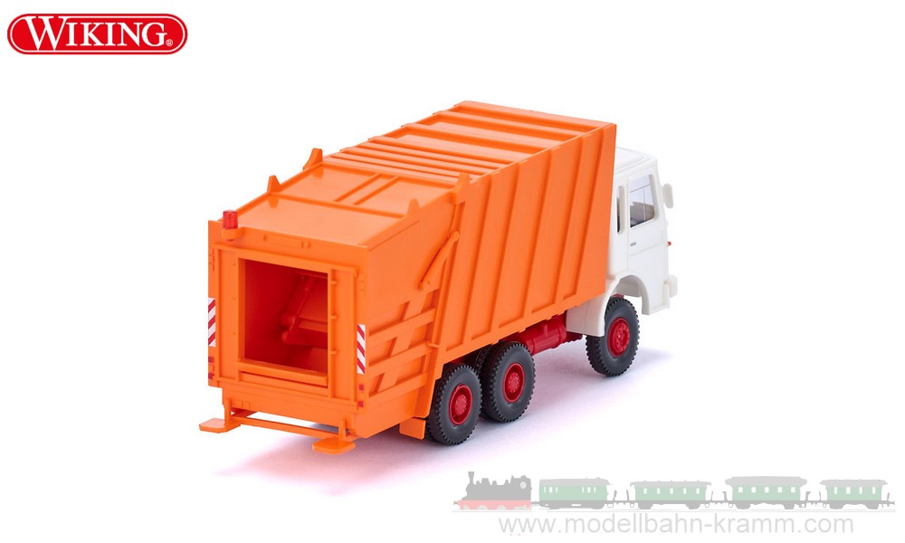 Wiking 063805, EAN 4006190638050: MAN Pressmüllwagen orange