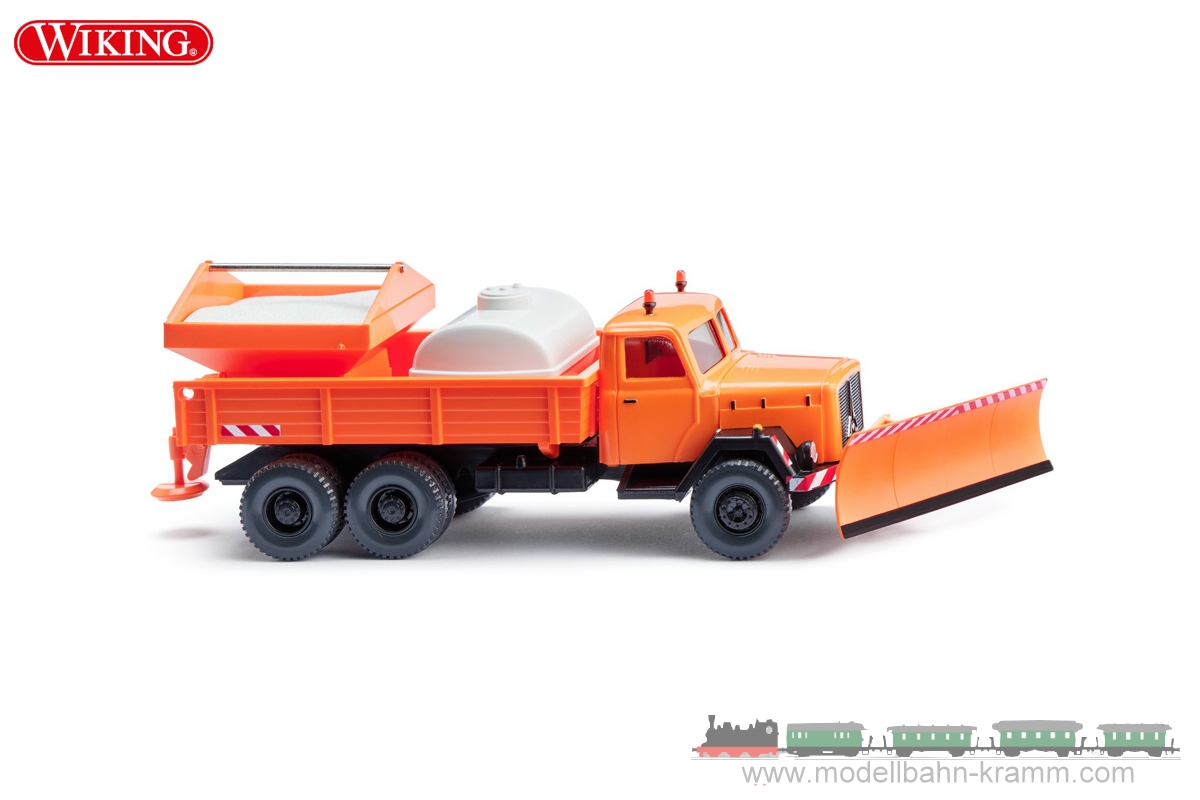 Wiking 064609, EAN 4006190646093: 1:87 Kommunal Winterdienst - Pritschen-Lkw (Magirus)
