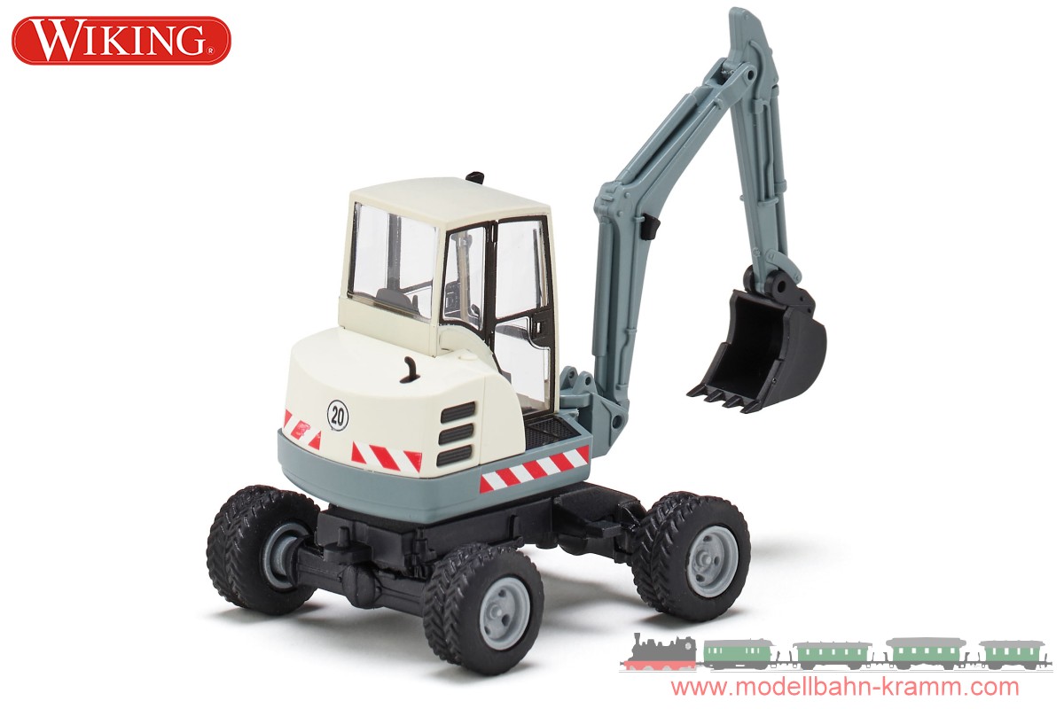 Wiking 065809, EAN 4006190658096: Mini-Bagger alpenblau
