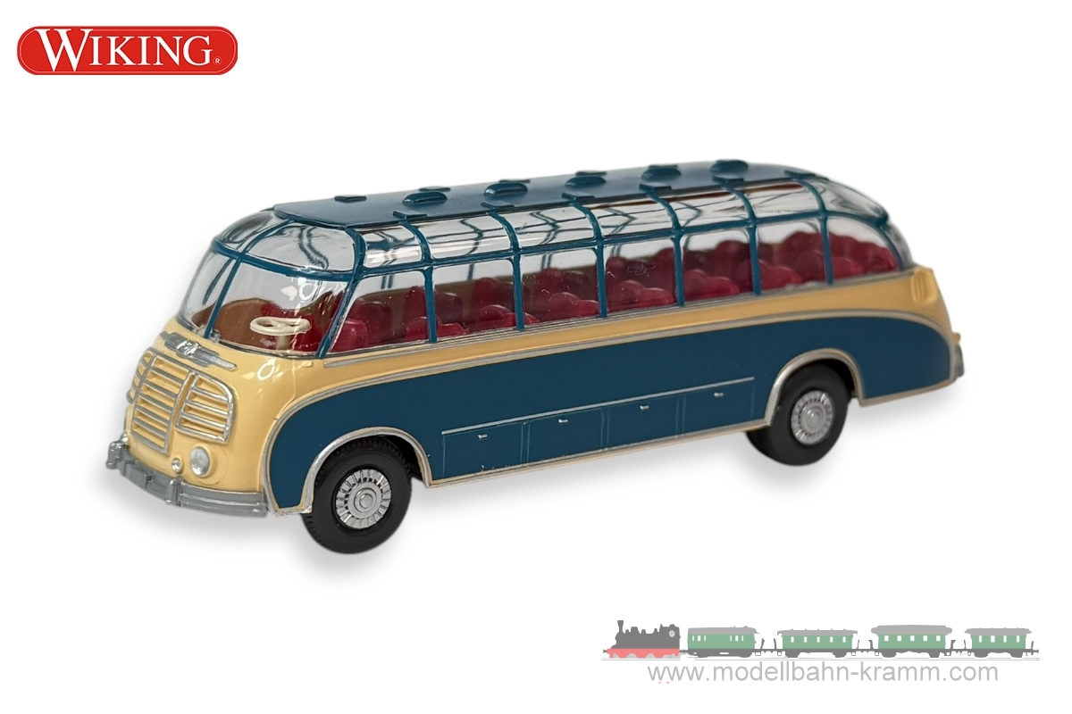 Wiking 073005, EAN 4006190730051: Setra S8 beige/blau
