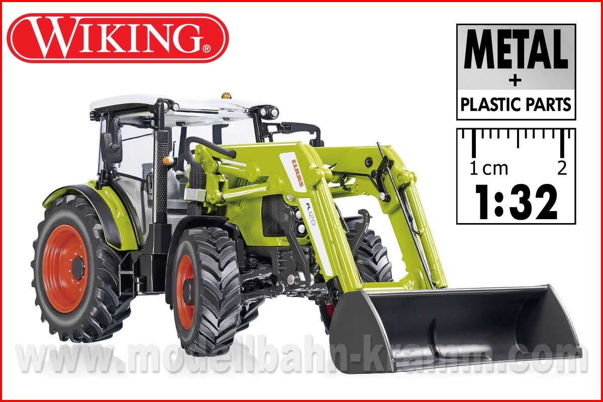 Wiking 077829, EAN 4006190778299: Claas Arion430 mit Frontlader