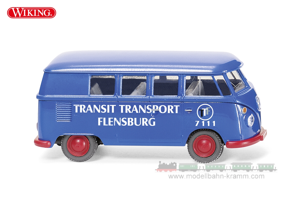 Wiking 079731, EAN 4006190797313: H0/1:87 VW T1 Bus „Transit-Transport Flensburg“ 1963-1967