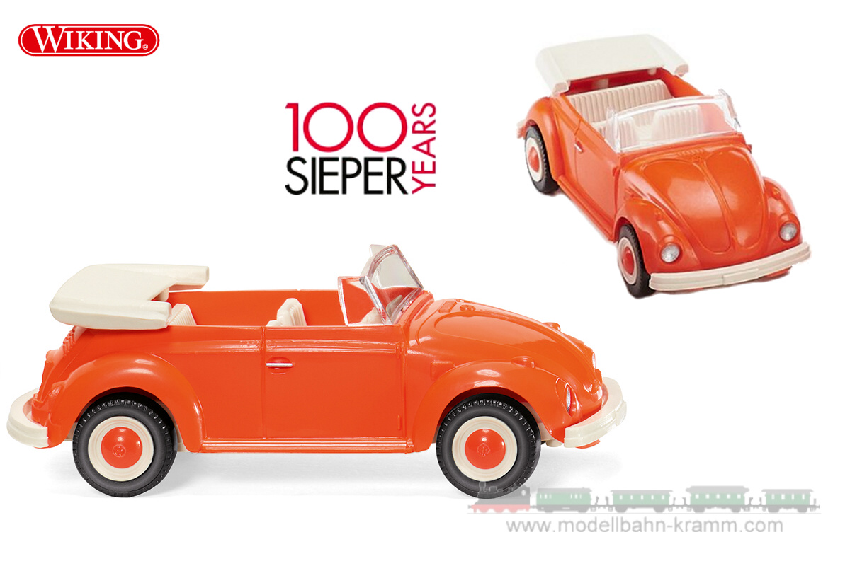 Wiking 080209, EAN 4006190802093: Käfer Cabrio 100 Jahre Sieper