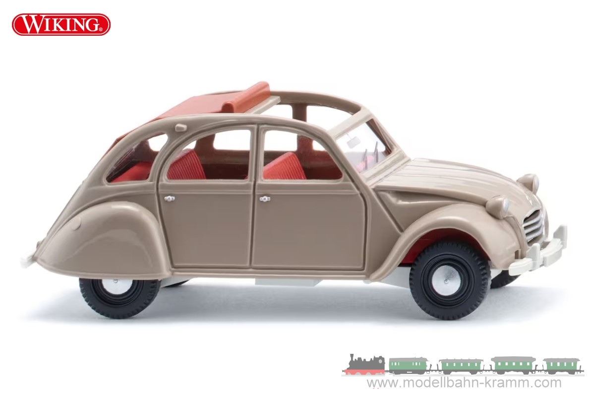 Wiking 080916, EAN 2000075804761: Citroen 2CV olivgrau