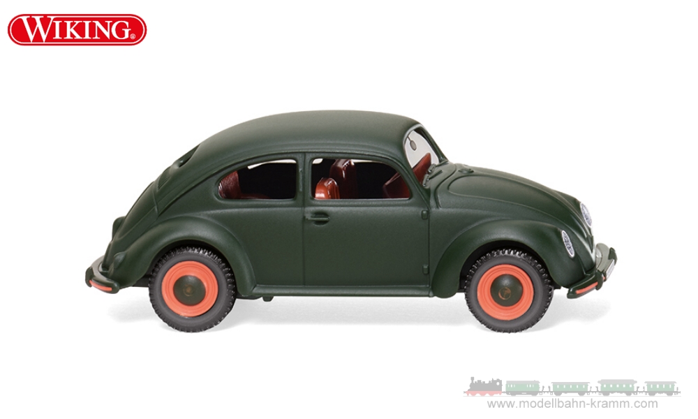 Wiking 083018, EAN 4006190830188: H0/1:87 VW Brezelkäfer mattgrün