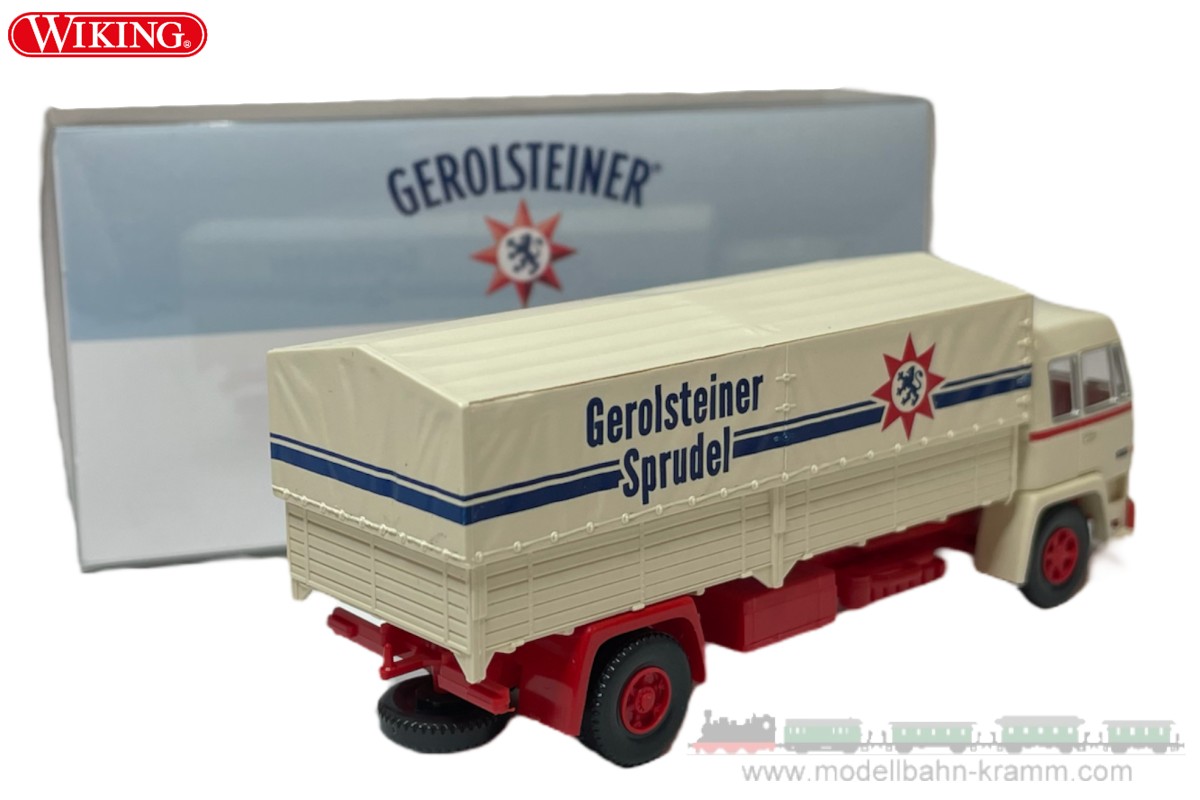 Wiking 084910, EAN 4006190849104: H0/1:87 Büssing BS 16 L Gerolsteiner Sprudel