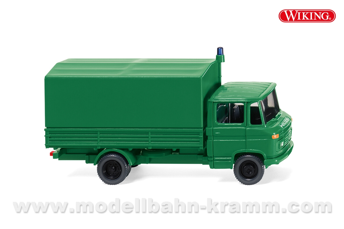 Wiking 086442, EAN 4006190864428: MB L408 Pritsche-LKW POLIZEI