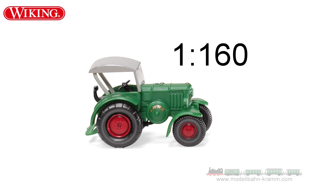 Wiking 095137, EAN 4006190951371: N/1:160 Lanz Bulldog laubgrün