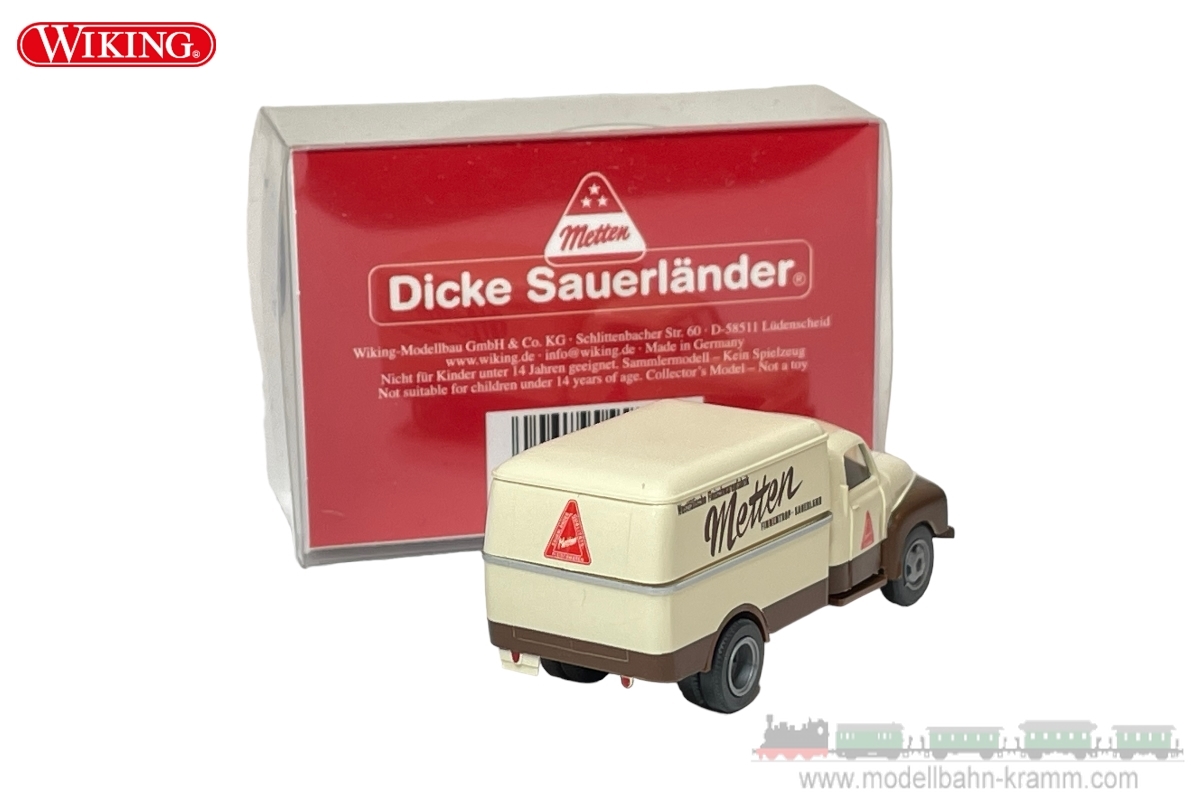 Wiking 835401, EAN 4006190993463: 1:87 Opel Blitz Metten (Sondermodell)