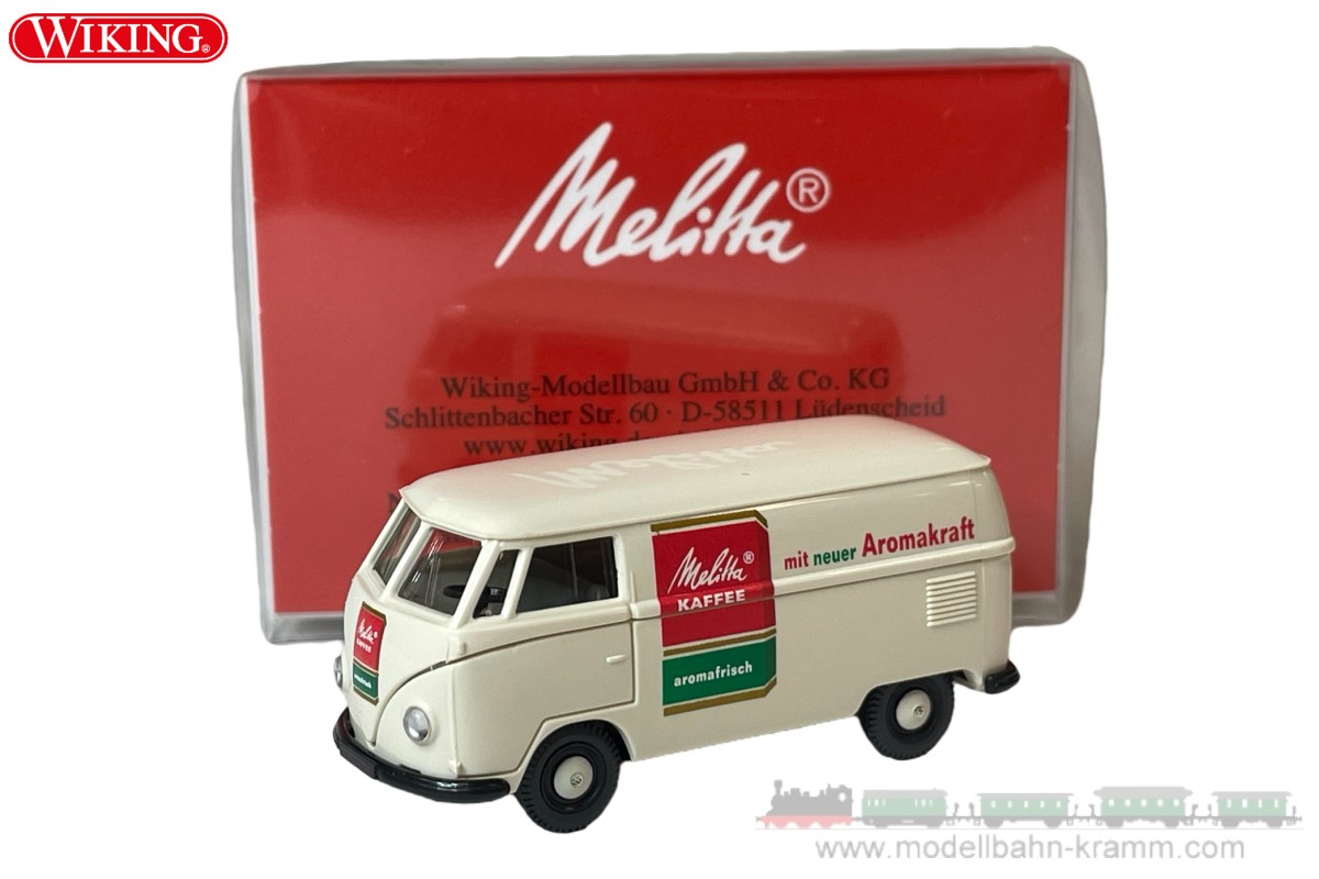 Wiking 878804, EAN 4006190993135: H0/1:87 VW T1 Kastenwagen Melitta