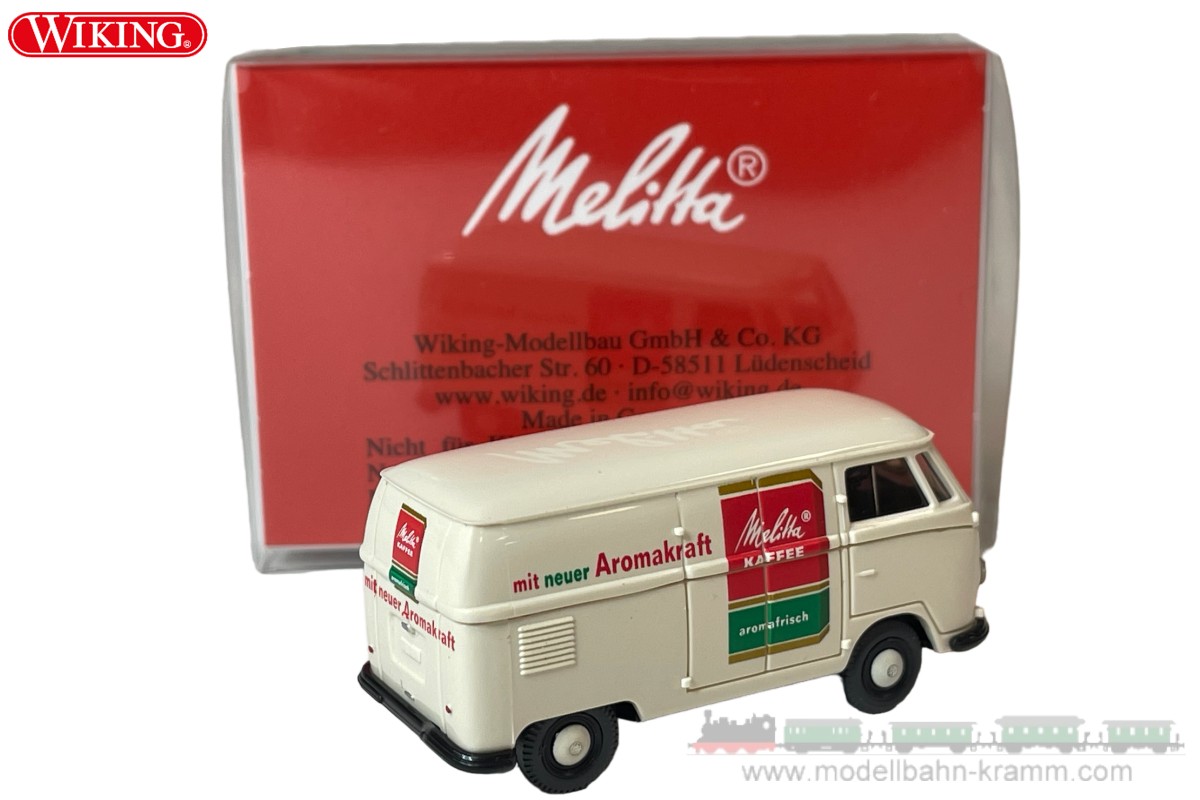 Wiking 878804, EAN 4006190993135: H0/1:87 VW T1 Kastenwagen Melitta