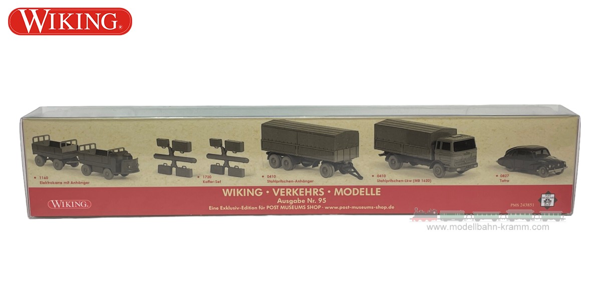 Wiking PMS243851, EAN 4006190999298: H0/1:87 Set Wiking-Verkehrs-Modelle 95
