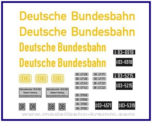 Weinert 4452, EAN 4043186044525: Besch.Deutsche Bundesbahn