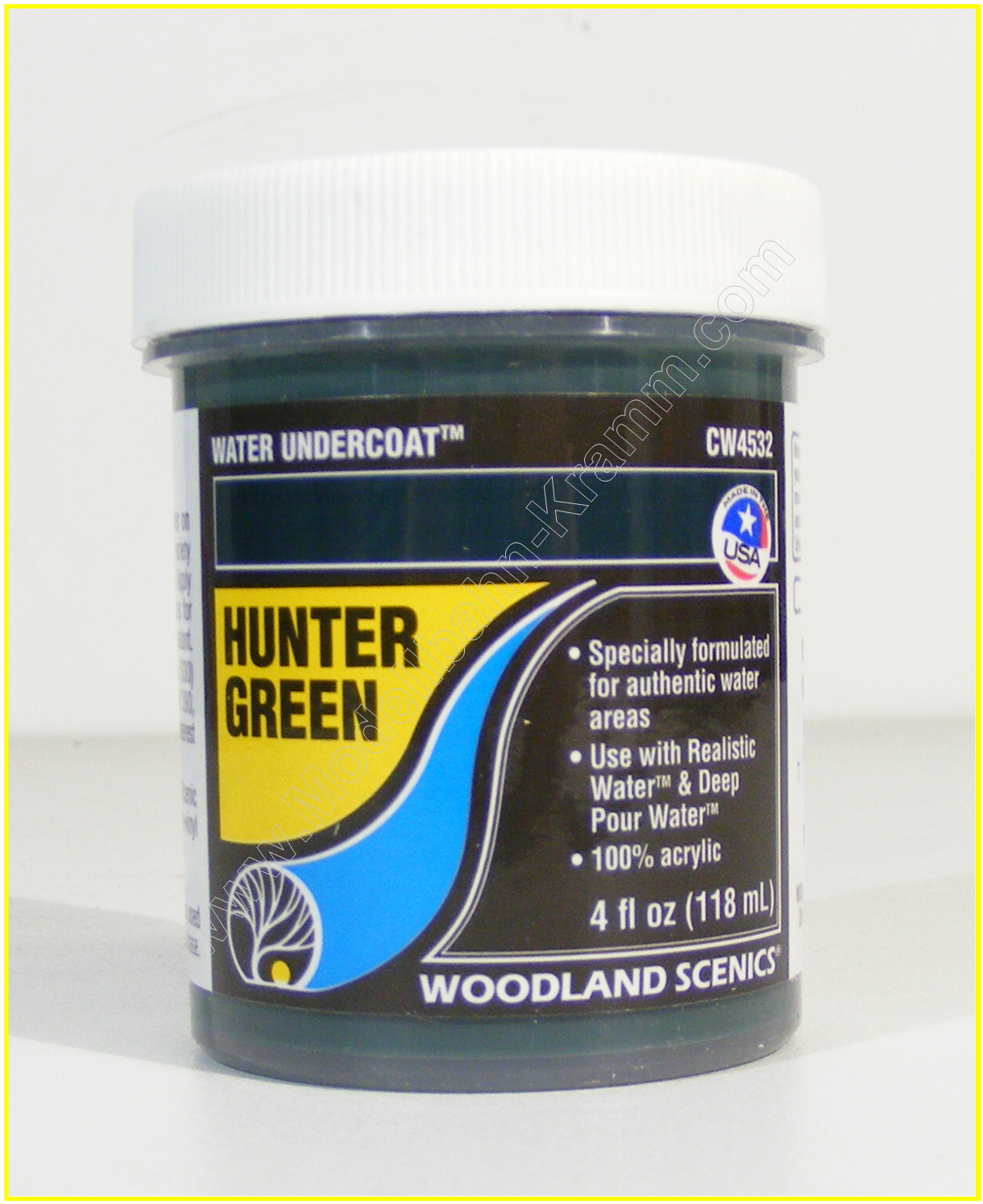 Woodland Scenics WCW4532, EAN 2000008728157: Wassergrundfarbe jägergrün