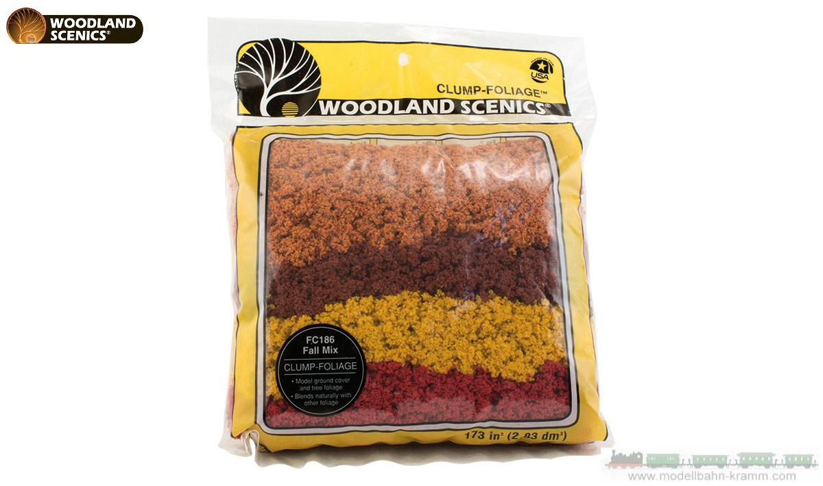 Woodland Scenics WFC186, EAN 724771001867: 95550 Clump Foliage Herbst