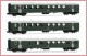 Arnold 4376, EAN 5055286684159: ÖBB, 3-unit pack 2nd class coaches Schlierenwagen, green live