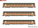 Arnold 4395, EAN 5055286701887: N Set Reisezugwagen UIC-Z 3-teilig FS