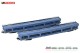 Arnold 4409, EAN 5055286708527: N Set Autotransportwagen DDm 2-teilig DR