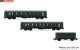 Arnold 4480, EAN 5063129024628: N 3-tlg. Zugpackung aus Wagen des Typs 6000 ALSA