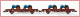 Arnold 6488, EAN 8425420812965: N Set Flachwagen 2-teilig der RENFE