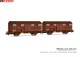 Arnold 6570, EAN 5063129008642: N 2er Set gedeckte Güterwagen Kv Permaplex SNCF
